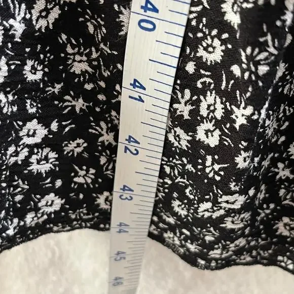 Rue‎ + Women’s Strappy Dress Plus Sz 2X Black/White Lace Tiered Stretch - Picture 6 of 6